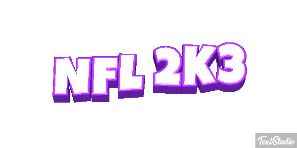 NFL 2K3 Efekt tekstowy