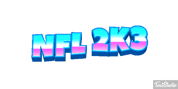 NFL 2K3 Efekt tekstowy