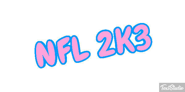 NFL 2K3 Efekt tekstowy