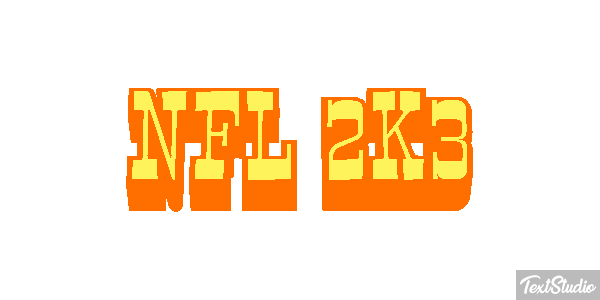 NFL 2K3 Efekt tekstowy