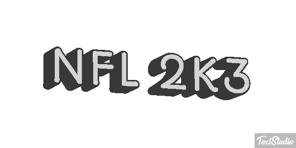 NFL 2K3 Efekt tekstowy
