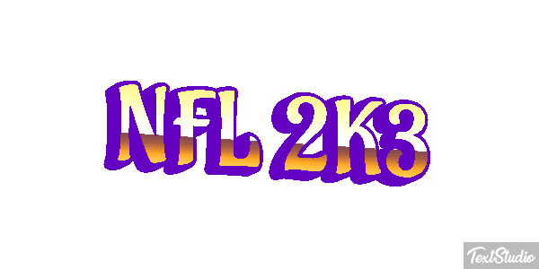 NFL 2K3 Efekt tekstowy