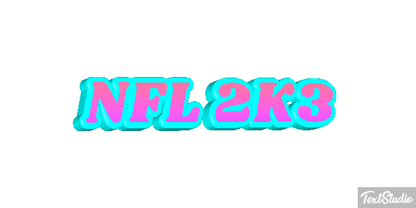 NFL 2K3 Efekt tekstowy