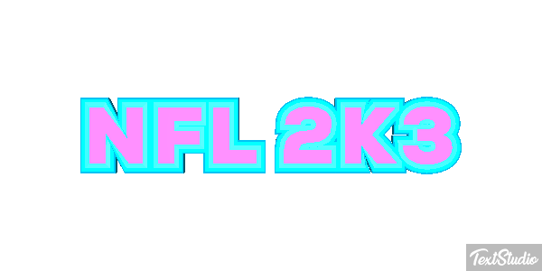 NFL 2K3 Efekt tekstowy