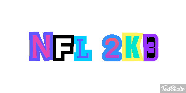 NFL 2K3 Efekt tekstowy