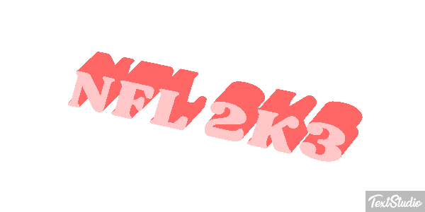 NFL 2K3 Efekt tekstowy