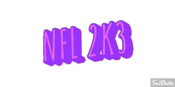 NFL 2K3 Efekt tekstowy