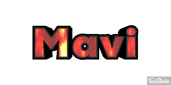 Mavi Effetto testo