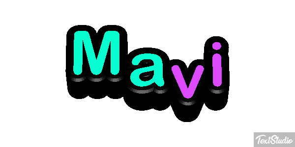 Mavi Effetto testo