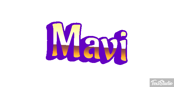 Mavi Effetto testo