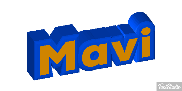 Mavi Effetto testo