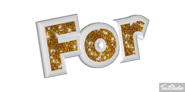 For Efekt tekstowy