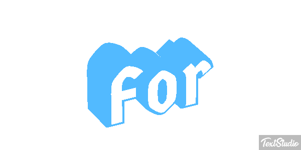 For Efekt tekstowy