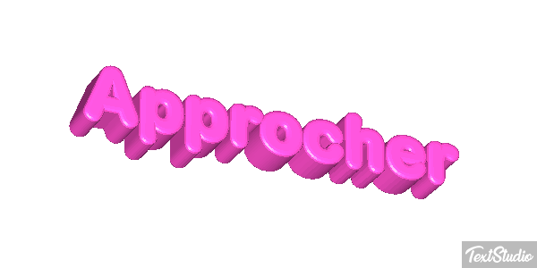 Approcher Text effect