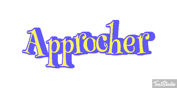 Approcher Text effect