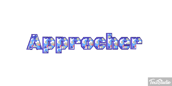 Approcher Text effect