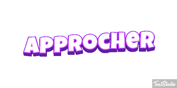 Approcher Text effect