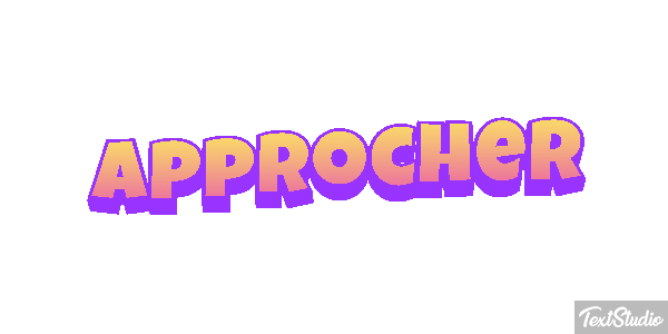 Approcher Text effect