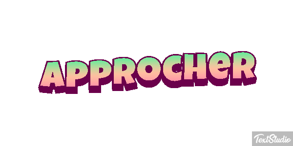 Approcher Text effect