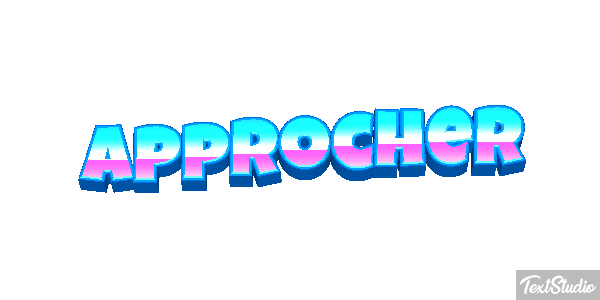 Approcher Text effect