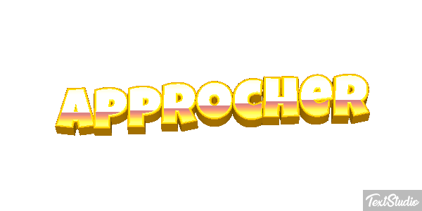 Approcher Text effect