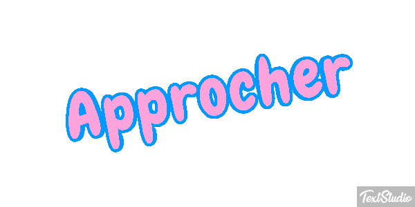 Approcher Text effect