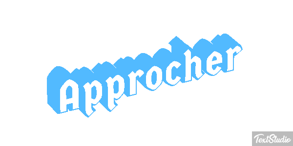 Approcher Text effect