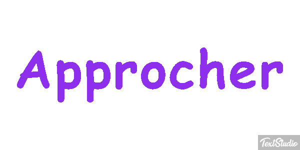 Approcher Text effect