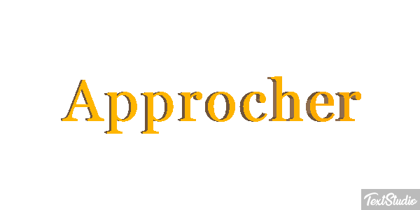 Approcher Text effect