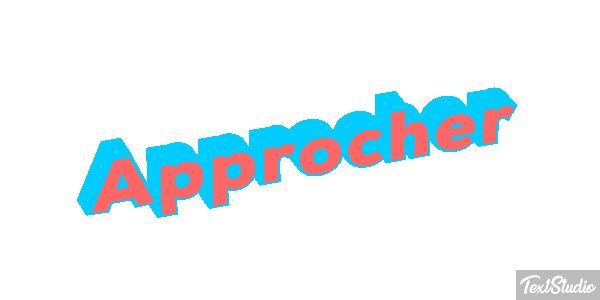 Approcher Text effect