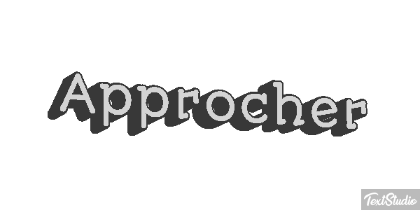 Approcher Text effect