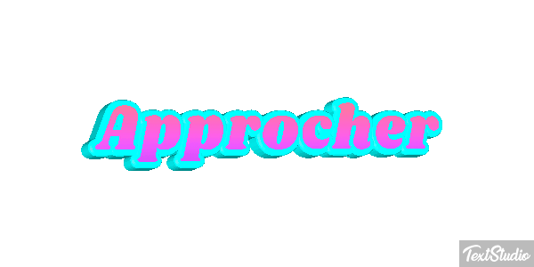 Approcher Text effect