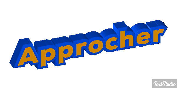 Approcher Text effect