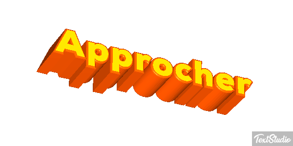 Approcher Text effect