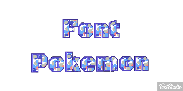 Font Pokemon Text effect