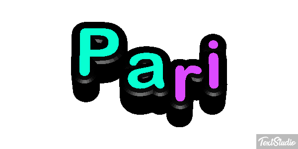 Pari Texteffekt
