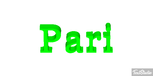 Pari Texteffekt