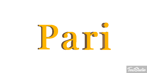 Pari Texteffekt
