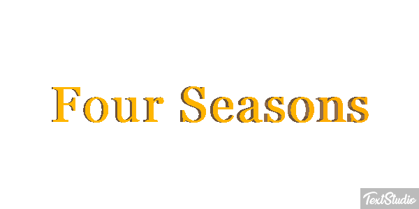Four Seasons Efekt tekstowy