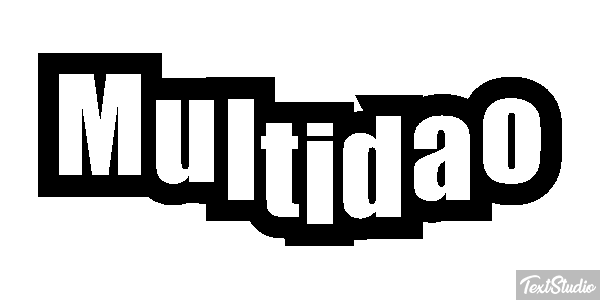 Multidão Efeito do texto