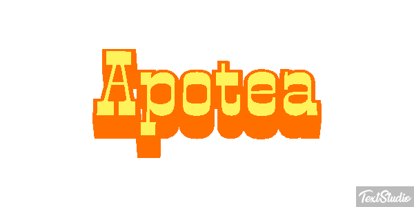 Apotea Text effect