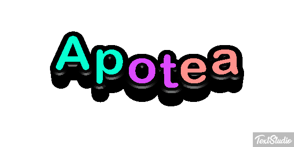 Apotea Text effect