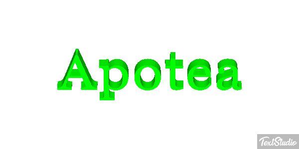Apotea Text effect