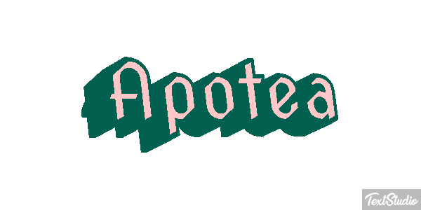 Apotea Text effect