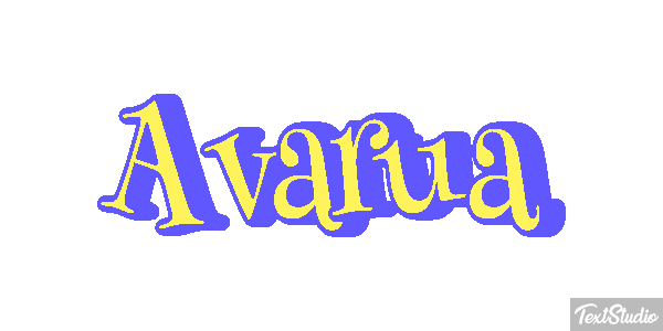 Avarua Текстовый эффект