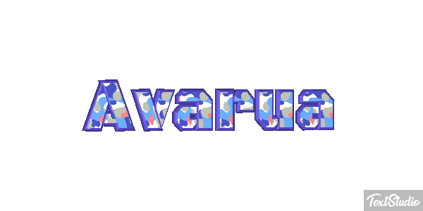 Avarua Текстовый эффект