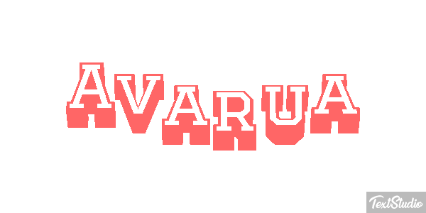 Avarua Текстовый эффект