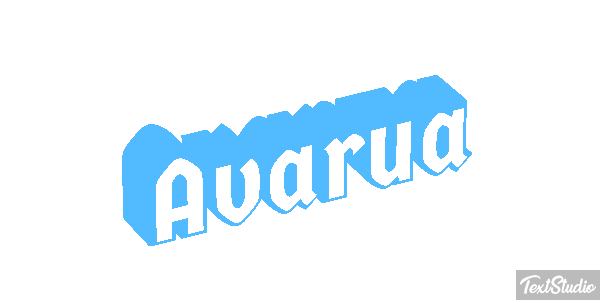 Avarua Текстовый эффект