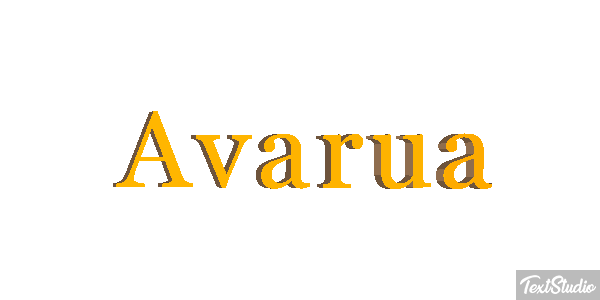 Avarua Текстовый эффект