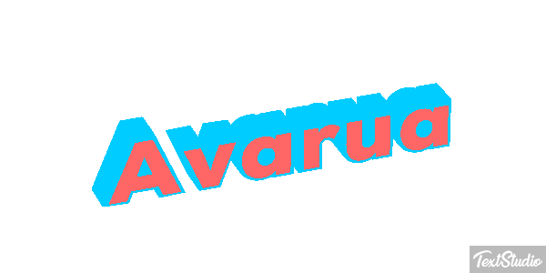 Avarua Текстовый эффект